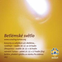 Betlémské světlo 2016 - plakát