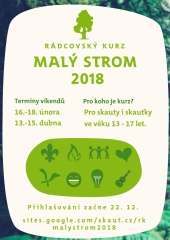 RK Malý strom 2018 - plakát